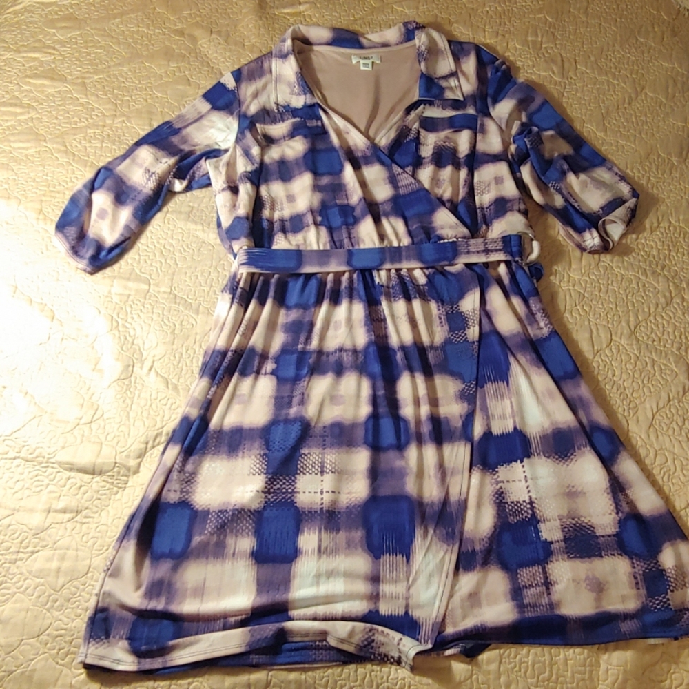 Faux Wrap Dress